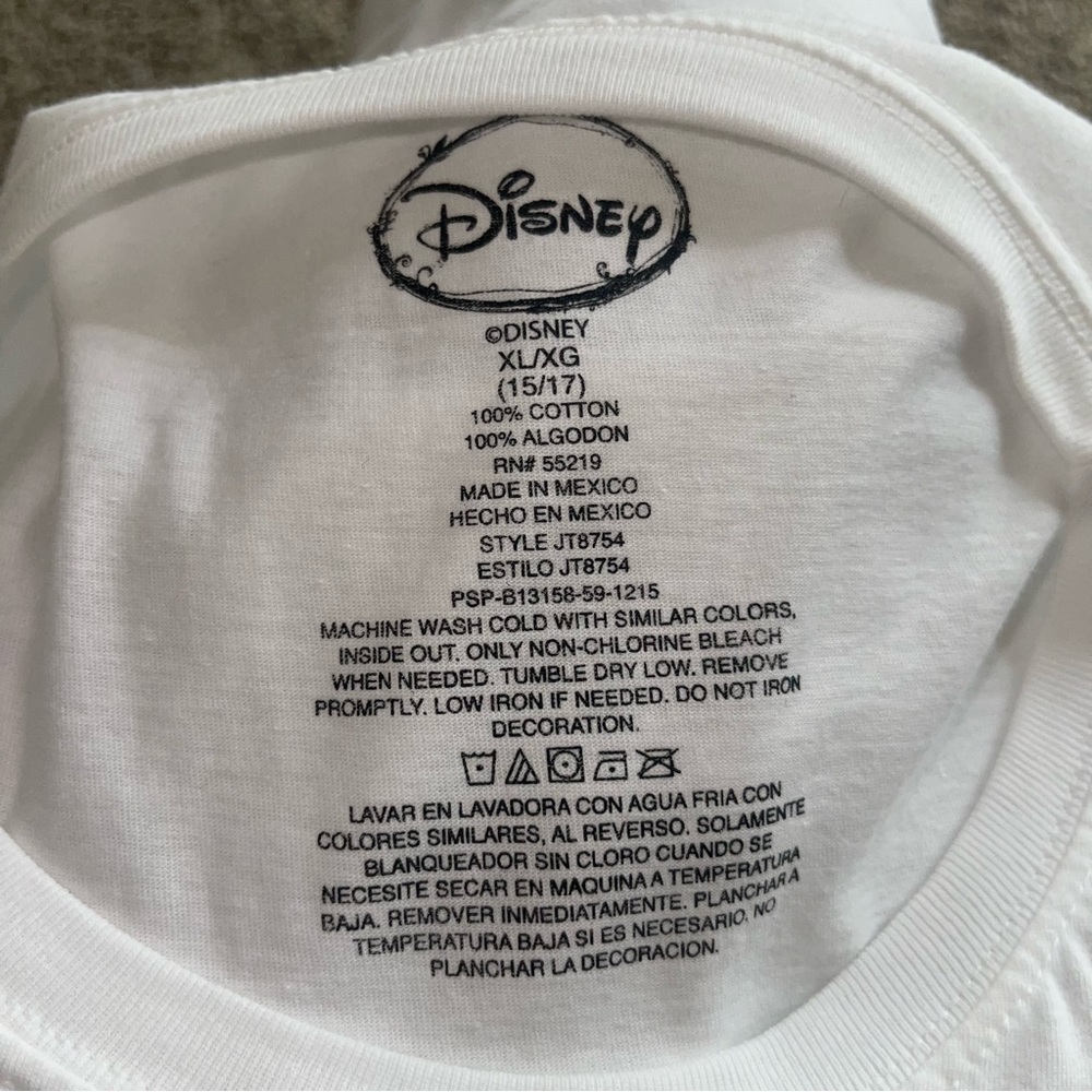 Disney Minnie Mouse Gold Graphic Tee Juniors XL - Picture 4 of 6